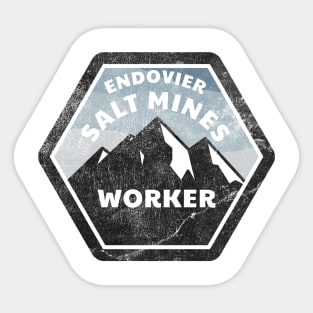 Endovier Salt Mines Worker Distressed Sticker